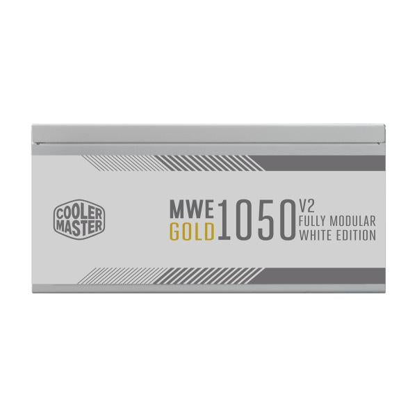 Cooler master mpe-a501-afcag-3geu mwe gold 1050 v2 blanc, atx3.0, 1050w, 90%, 140mm, 3x pcie 6+2