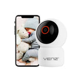 Woox r4259 venz by r4259pt caméra hd intérieure rotative à 360 degrés