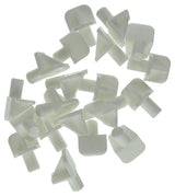 Mack 1015837 - 20 plankdragers kunststof wit ø 5 mm | 10 stuks