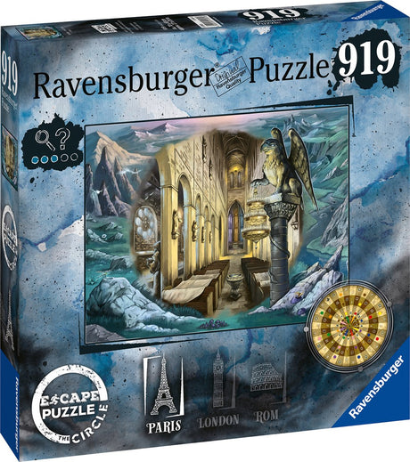 Ravensburger escape the circle puzzle paris - puzzle - 920 pièces