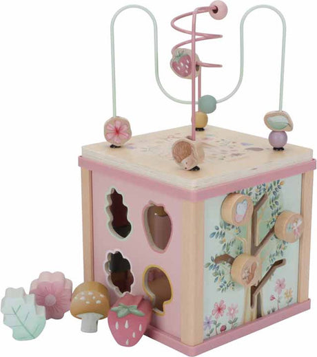 Cube d'activité jardin féérique Little Dutch rose