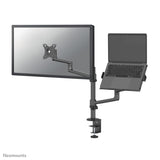 Neomounts ds20-425bl2 support de bureau pour moniteur, 17 - 27, 8 kg, 360°, noir