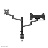 Neomounts ds20-425bl2 support de bureau pour moniteur, 17 - 27, 8 kg, 360°, noir