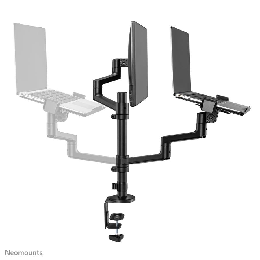 Neomounts ds20-425bl2 support de bureau pour moniteur, 17 - 27, 8 kg, 360°, noir