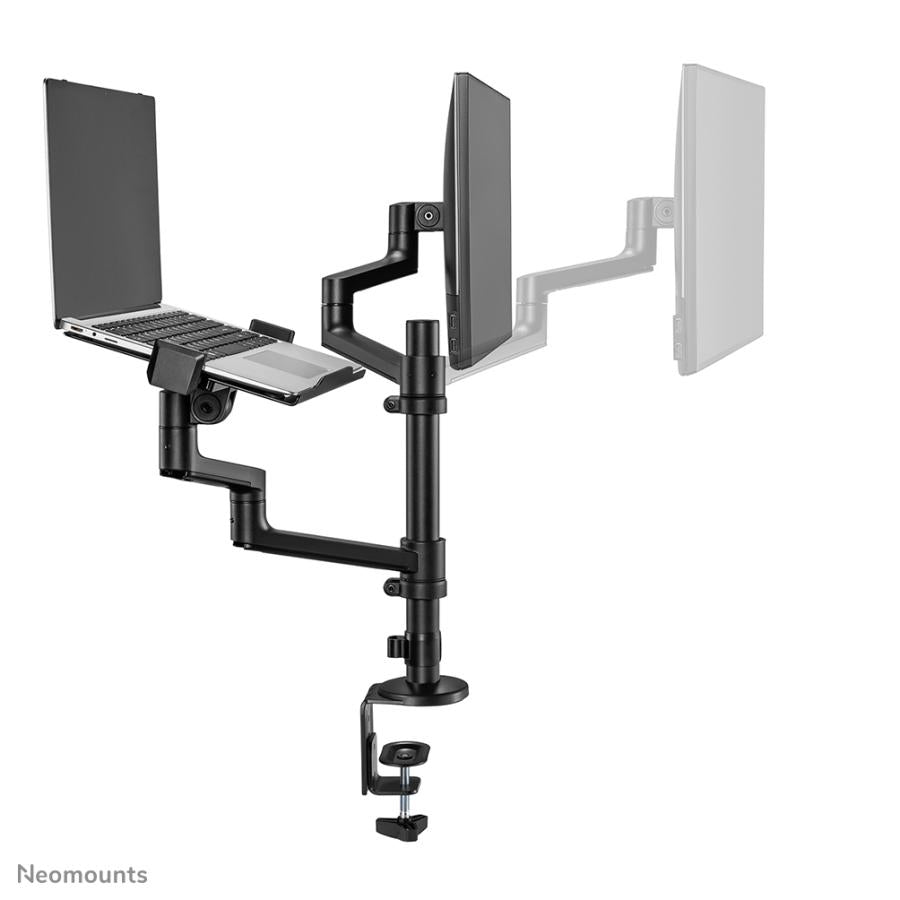 Neomounts ds20-425bl2 support de bureau pour moniteur, 17 - 27, 8 kg, 360°, noir