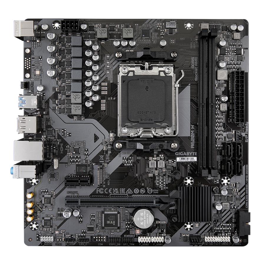 Gigabyte a620m h, matx, amd am5, a620, ddr5, 96 go, USB 3.2 gen 1, m.2, gbe lan