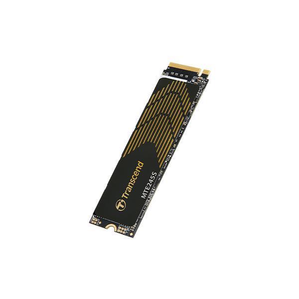 Transcend ts2tmte245s 245s ssd, 2 to, m.2 2280, pcie gen4x4, nvme, 3d tlc, sans dram, 5300 4600 mo