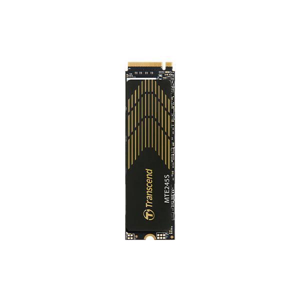 Transcend ts2tmte245s 245s ssd, 2 to, m.2 2280, pcie gen4x4, nvme, 3d tlc, sans dram, 5300 4600 mo