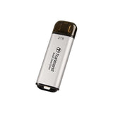 Transcend ts1tesd300s esd300s SSD externe, 1 to, USB type-c, 10 Gbps, 1050 950 mo s, argent