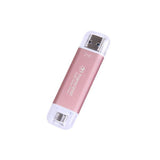 Transcend ts1tesd310p esd310p SSD externe, 1 to, USB 10Gbps, type C A, 1050 950 mo s, rose