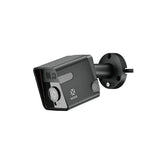 Caméra de sécurité extérieure Woox R3568, 3 MP, 2K, vision nocturne IR, audio bidirectionnel, IP65 résistant aux intempéries, blanc