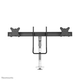 Neomounts ds75s-950wh2 support de bureau orientable, 2x 17 - 27, 8 kg, 100x100 mm, noir