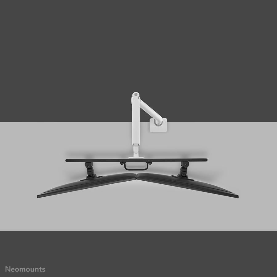 Neomounts ds75s-950wh2 support de bureau orientable, 2x 17 - 27, 8 kg, 100x100 mm, noir