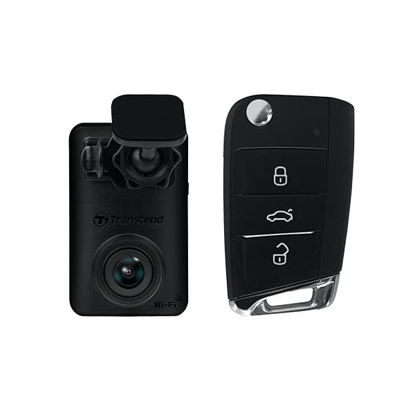 Transcend TS-DP10A-64G 64 Go, Dashcam, DrivePro 10, non LCD, 1440p 2K QHD, 140°, Wi-Fi, USB2. microSD