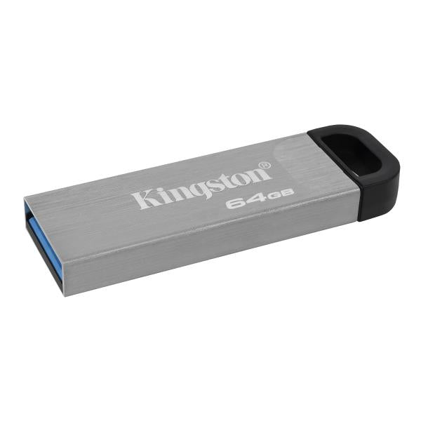 Kingston DTKN 64 Go Datatrailler Kyson, 64 Go, USB 3,2, 200 60 Mo, sans capitalisation, argent