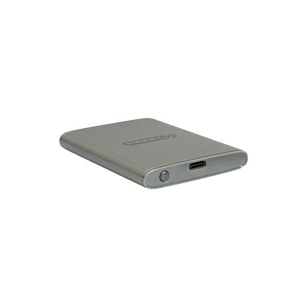 Transcend transcend ts2tesd360c esd360c external ssd, 2tb, usb 20gbps, type c, 2000 mb s, 3d nand, gray