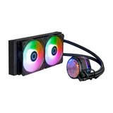 Cooler master mlx-d24m-a25pz-rw masterliquid 240 atmos argb, 4 broches, 2x 120mm, 690-2500 tr/min