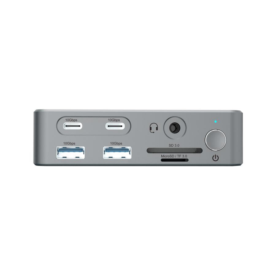 Station d'accueil Conceptronic donn25g 15-en-1 Display Link USB 3.2 gen 2, type-c 10 Gbit/s, USB-A x2