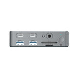Station d'accueil Conceptronic donn25g 15-en-1 Display Link USB 3.2 gen 2, type-c 10 Gbit/s, USB-A x2
