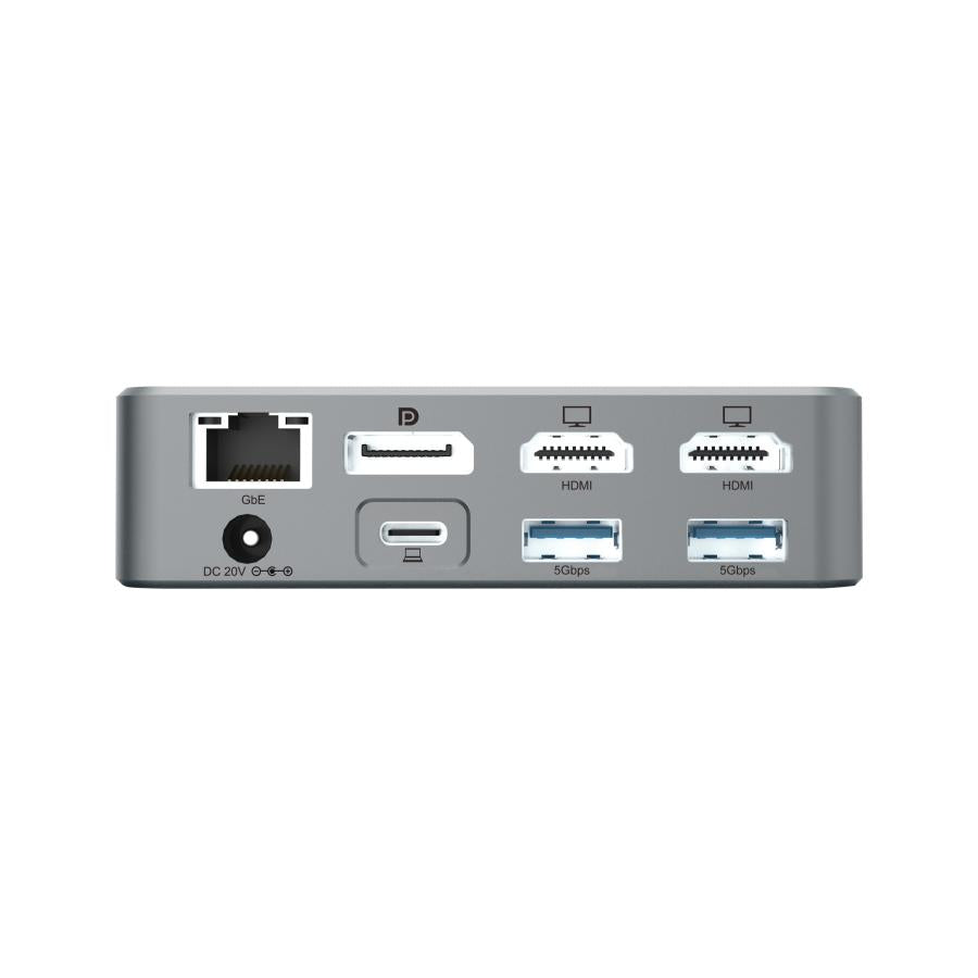 Station d'accueil Conceptronic donn25g 15-en-1 Display Link USB 3.2 gen 2, type-c 10 Gbit/s, USB-A x2