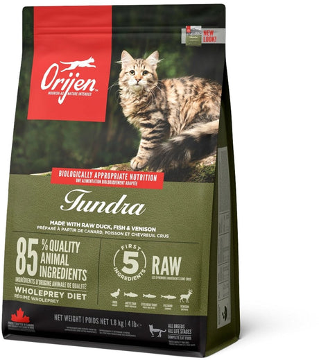 Orijen proie entière toundra chat chèvre sanglier - nourriture pour chat - 1,8 kg