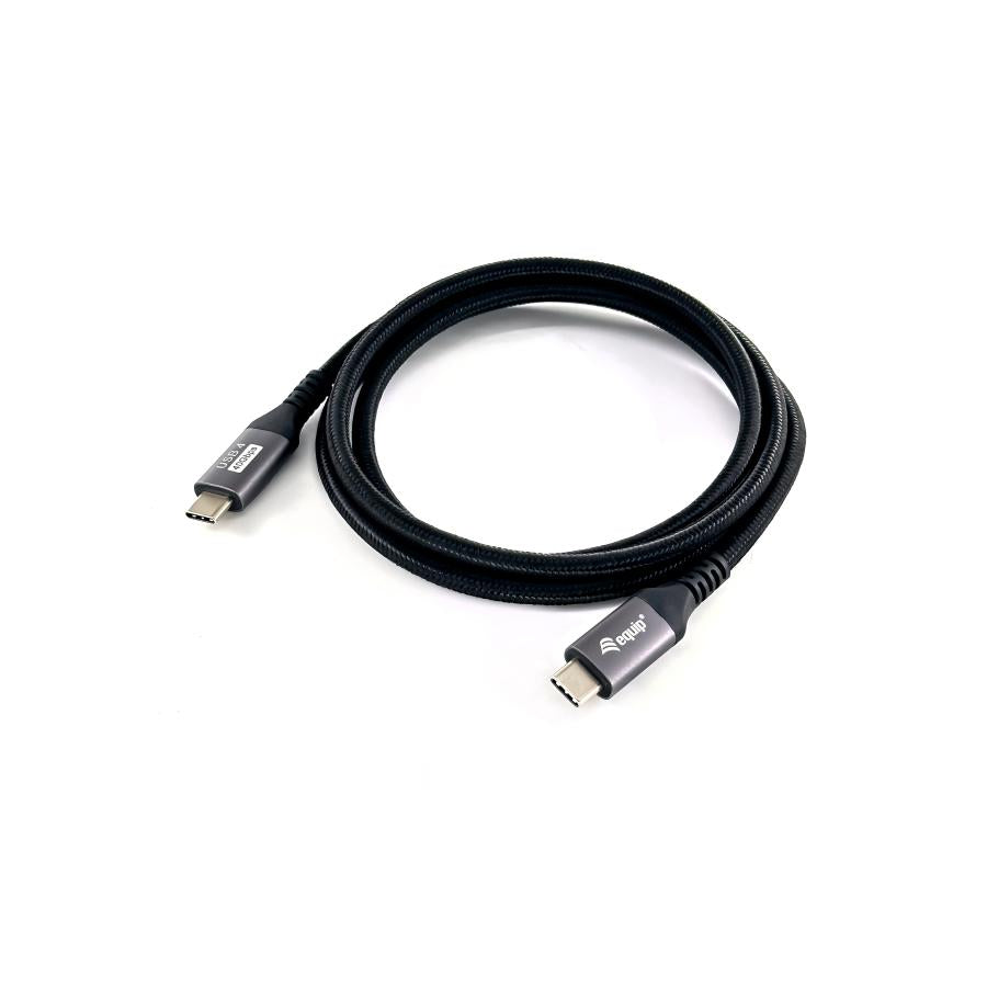 Equip 128383 câble usb 4 gen 3 c à c, m m, pd3.1 240w, 8k 60hz, 40gbps, usb c, usb4 gen 3x2, 2 m