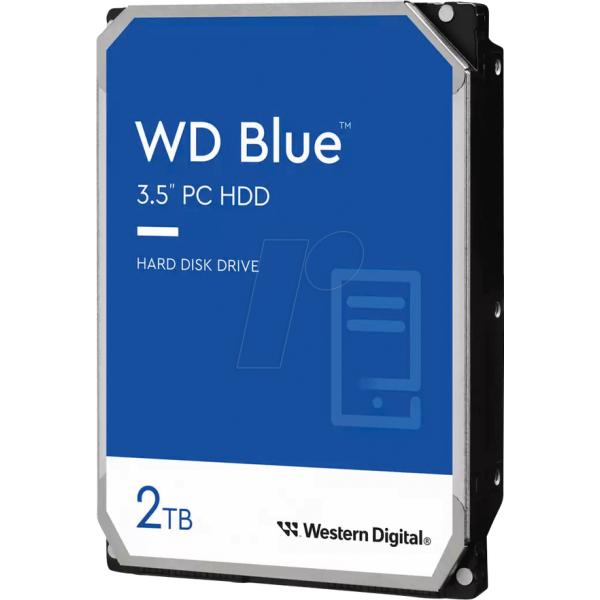 Western digital wd20earz wd blue hdd, 2 To, 3,5, sata 6 Go, 7 200 tr/min, 256 Mo, 215 Mo, r w 5,6 W