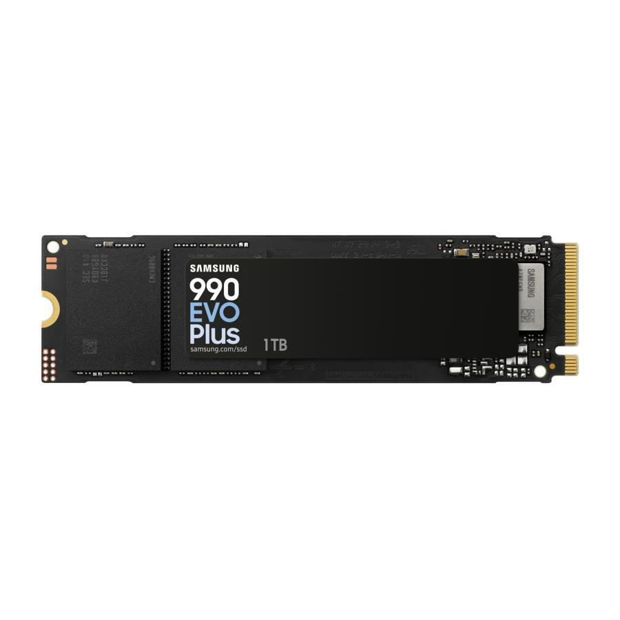 Samsung MZ-V9S1T0BW 990 EVO Plus SSD, 1 TB, M.2, PCIE 4.0, 7150 MB S., 1350000 IOPS, Schwarz