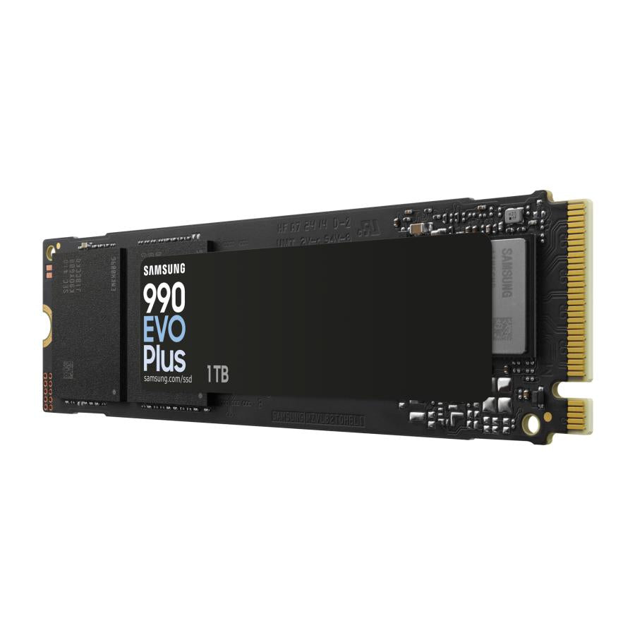 Samsung MZ-V9S1T0BW 990 EVO Plus SSD, 1 TB, M.2, PCIe 4.0, 7150 MB S, 1350000 IOPS, noir