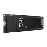 Samsung mz-v9s1t0bw 990 evo plus ssd, 1 to, m.2, pcie 4.0, 7150 mo s, 1350000 iops, noir