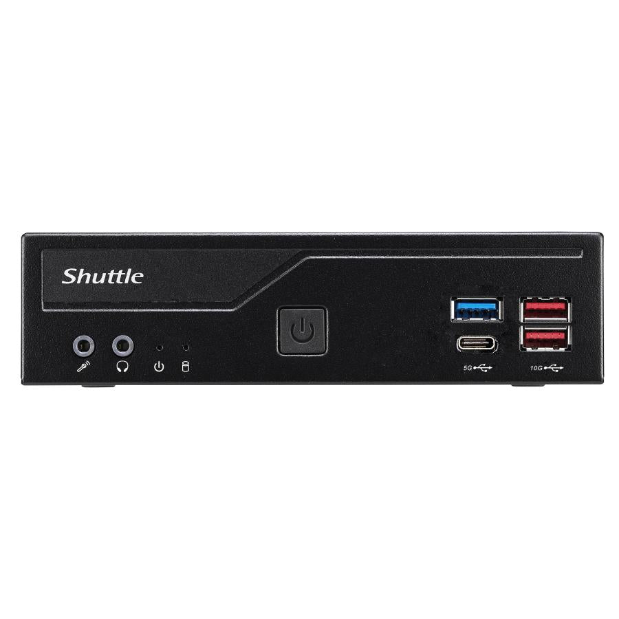 Shuttle dh770 mini PC barebone, 1,35 l, lga 1700, intel h770, ddr5-sdram, 2x LAN 2,5 g, 2x m.2, 24 7