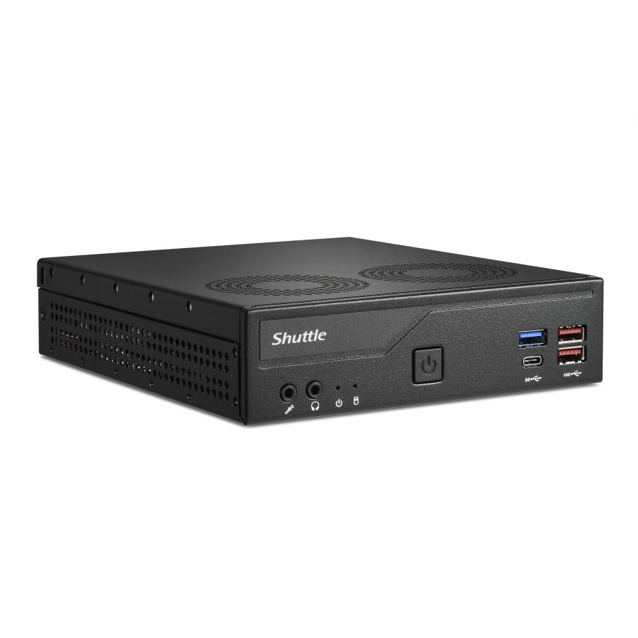 Shuttle dh770 mini PC barebone, 1,35 l, lga 1700, intel h770, ddr5-sdram, 2x LAN 2,5 g, 2x m.2, 24 7