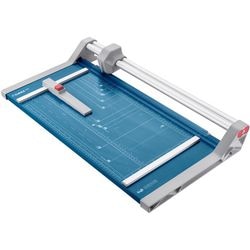 Machine de découpe rotative Dahle 552 professionnelle bleue a3