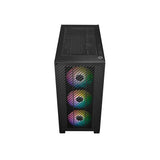 Cooler master e301-kgnn-s00 elite 301 noir argb, atx, fenêtre, usb 3.2 gen 1 type-c, 3x 120mm argb