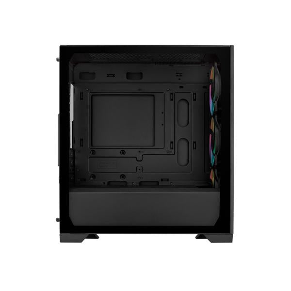 Cooler master e301-kgnn-s00 elite 301 noir argb, atx, fenêtre, usb 3.2 gen 1 type-c, 3x 120mm argb