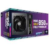 Cooler master mpe-8501-afaag-3eeu mwe gold 850 v2 atx3.1 noir, 850w, 90% @typ, 120mm, 4x pcie 6+2