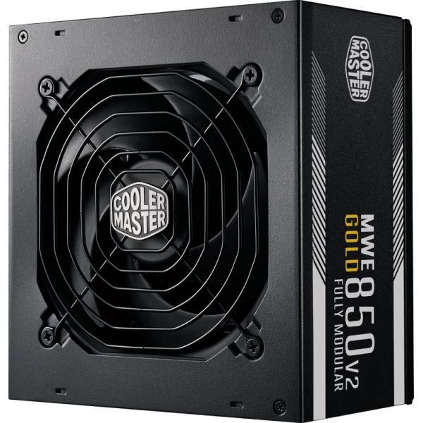 Cooler master mpe-8501-afaag-3eeu mwe gold 850 v2 atx3.1 noir, 850w, 90% @typ, 120mm, 4x pcie 6+2