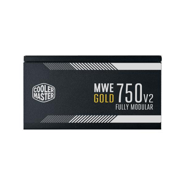 Cooler master mpe-7501-afaag-3eeu mwe gold 750 v2 atx3.1, 750w, 90% @typique, entièrement modulaire, 120mm