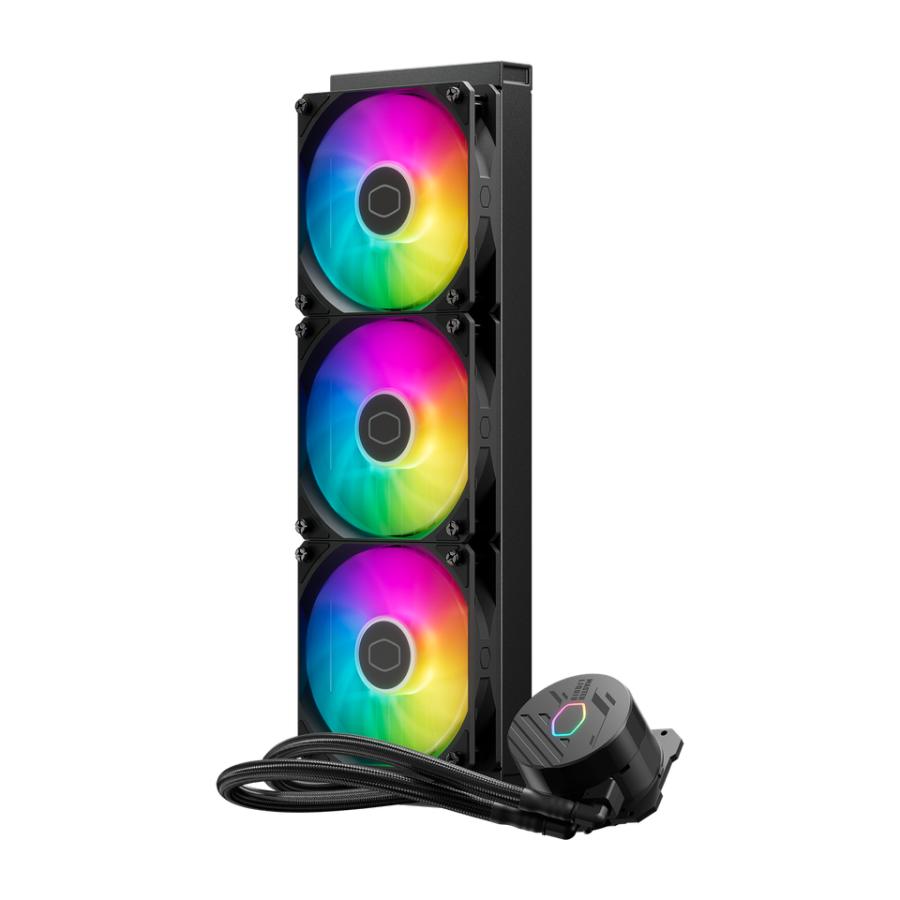Cooler master mlw-d36m-a18pa-rw masterliquid 360 core ii argb blanc, gen 3 punp, 3x 120mm argb