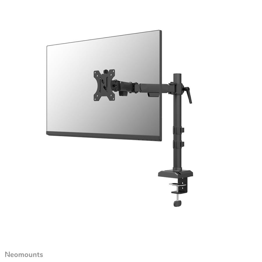Bras pour moniteur de bureau Neomounts ds60-600bl1, passe-fil de serrage, 8 kg, 10 - 32 , 100 x 100 mm, noir