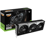 Inno3d n50803-16d7x-17603930 geforce rtx 5080 x3 oc, atx, 16 go, gddr7, 256 bits, 960 go s, pcie5, 360w