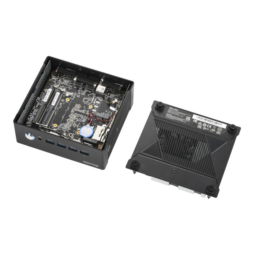 Navette na10h7 nano pc na10h7, amd ryzen™ 7-8845hs apu, radeon780m, 2xhdmi, 2xusb-c 4.0(dp) 2x2.
