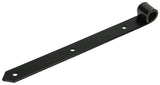 1013237 - enkel luikscharnier zwart 30 cm dia 18 mm | 6 stuks