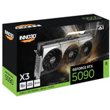 Inno3d n50903-32d7x-17593928 nvidia geforce rtx™ 5090 x3, 32 Go, GDDR7, 512 bits, 1 792 Go, PCIe 5