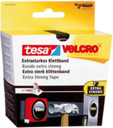 Tesa -Velcro Bande Velcro 55229-zw - 50 mm x 1 m - noir