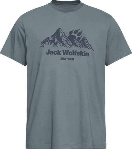Jack wolfskin carefree t m chemise d'extérieur pour hommes-gris odessa