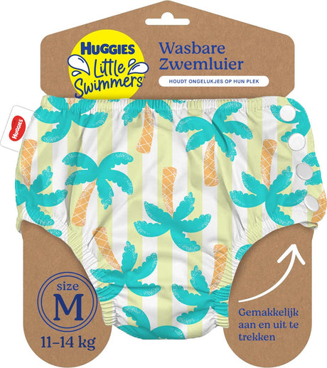Huggies petits nageurs - couche de bain lavable - taille 3 4 - 11 à 14 kg - maillot de bain réutilisable - 1 pièce