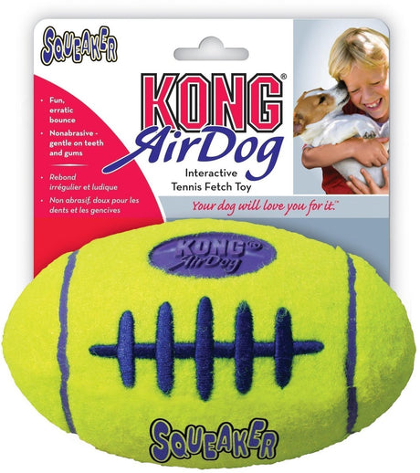 Kong air football medium 1 pc - ballon - jaune - jouet pour chat - 150 x 130 x 64 mm