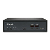 Shuttle dn11h5 slim ai pc, intel core ultra 5 125h, graphiques intel arc, ddr5, hdmi, dp, 4x lan 2,5 g