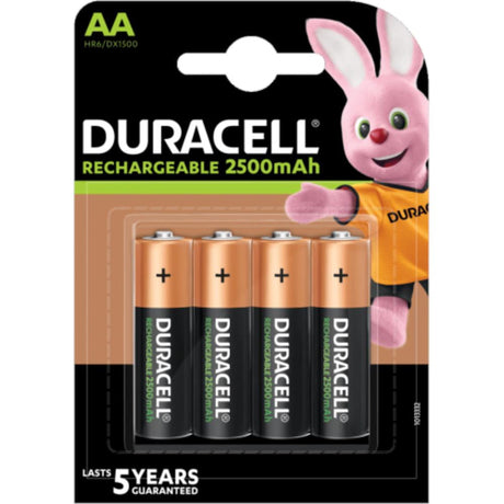 Batterie rechargeable Duracell ultra puissance AA 4 pièces
